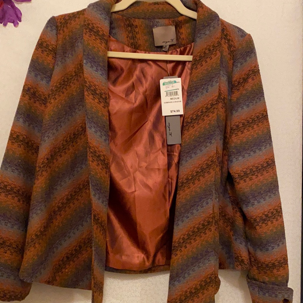 Beautiful Rust Colored Jacket